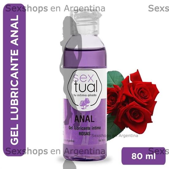 Gel lubricante con aroma a rosas